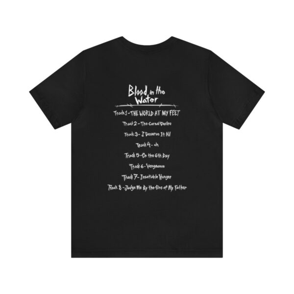 Sinikal Demo Cover/Track Titles - Unisex Jersey Short Sleeve Tee - Image 2