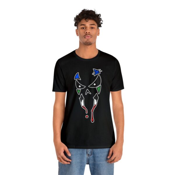 The Face of Sin - Unisex Jersey Short Sleeve Tee - Image 4