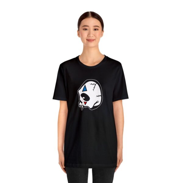 The Deadly Skull  - Unisex Jersey Short Sleeve Tee - Image 3