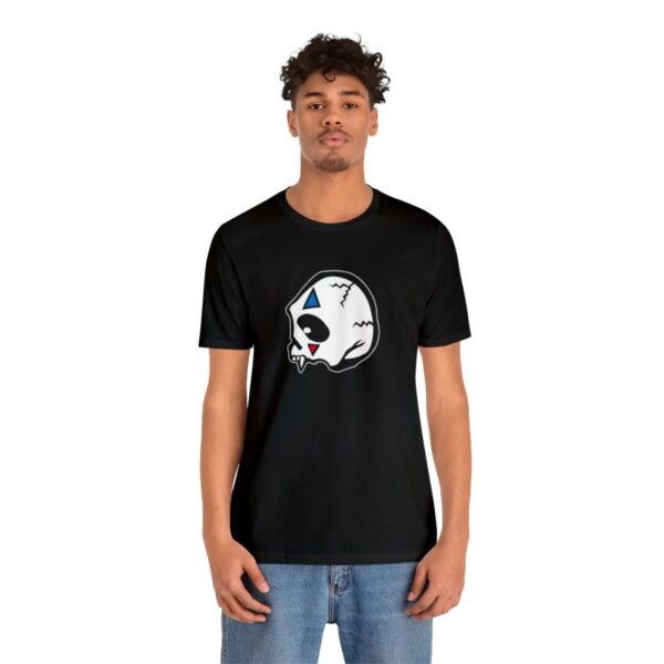 The Deadly Skull  - Unisex Jersey Short Sleeve Tee - Image 4