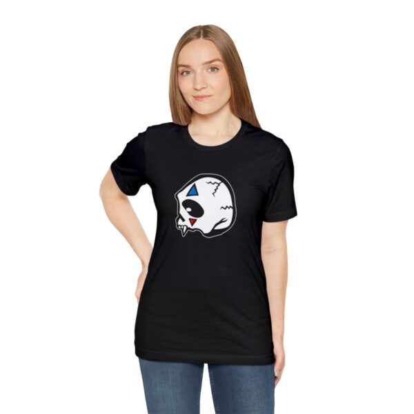 The Deadly Skull  - Unisex Jersey Short Sleeve Tee - Image 5