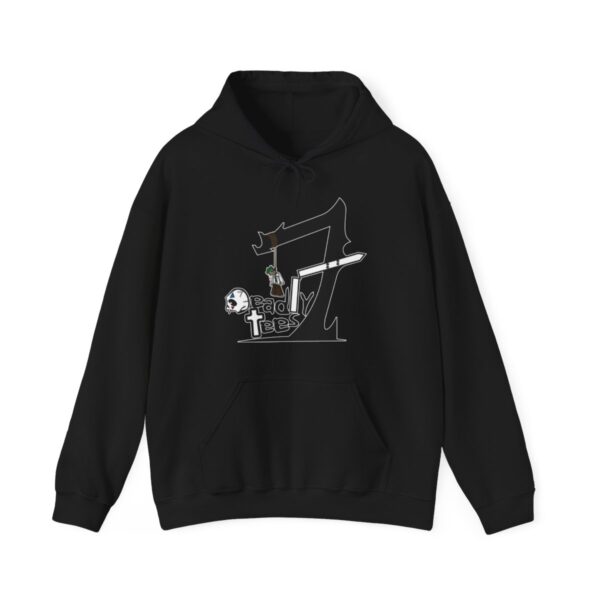 The 7 Deadly Hoodie/The Hanged Man-Gregory  - Unisex Heavy Blend™ - Image 2