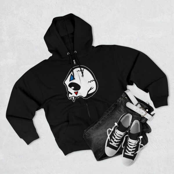 The Deadly Skull - Unisex Zip Hoodie - Image 3