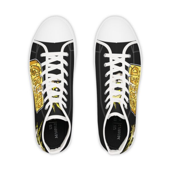 Greed's Kicks - Men's High Top Sneakers - Image 2