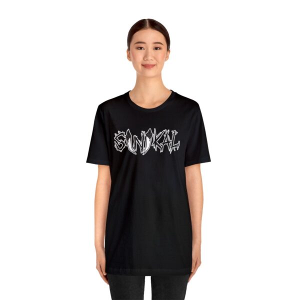 Sinikal Band Name Logo - Unisex Jersey Short Sleeve Tee - Image 3