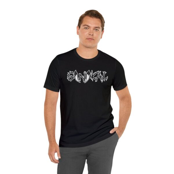 Sinikal Band Name Logo - Unisex Jersey Short Sleeve Tee - Image 6