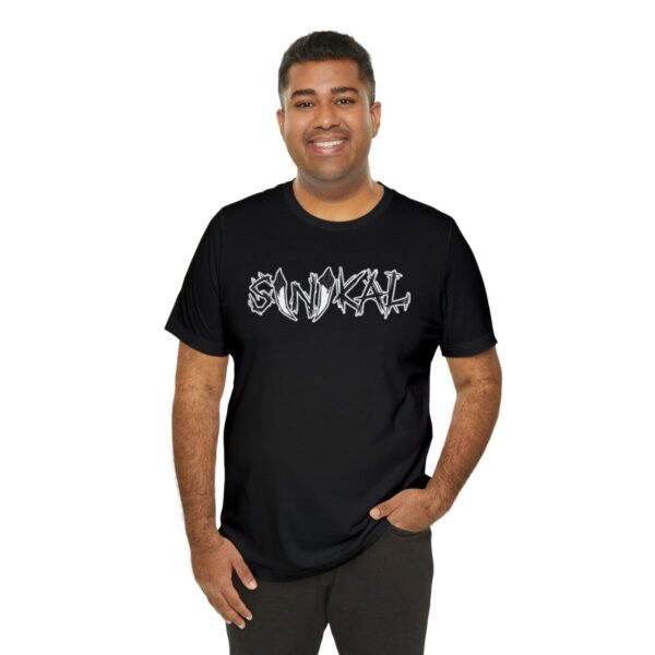 Sinikal Band Name Logo - Unisex Jersey Short Sleeve Tee - Image 8