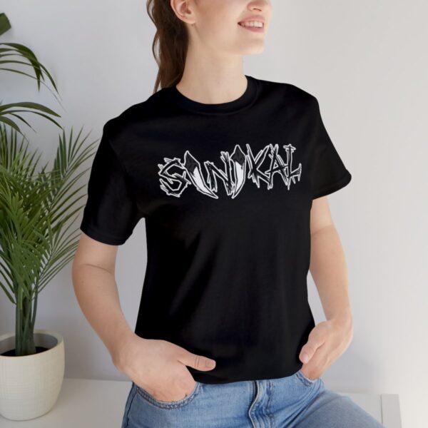 Sinikal Band Name Logo - Unisex Jersey Short Sleeve Tee - Image 9