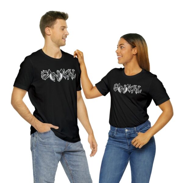 Sinikal Band Name Logo - Unisex Jersey Short Sleeve Tee - Image 10