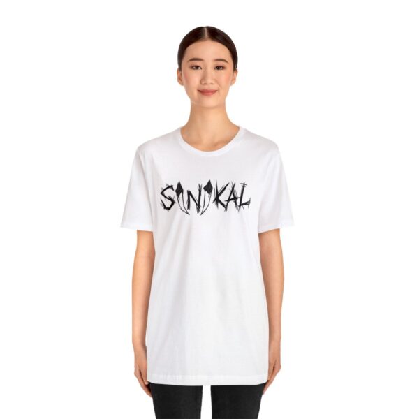 Sinikal Band Name Logo - Unisex Jersey Short Sleeve Tee - Image 15