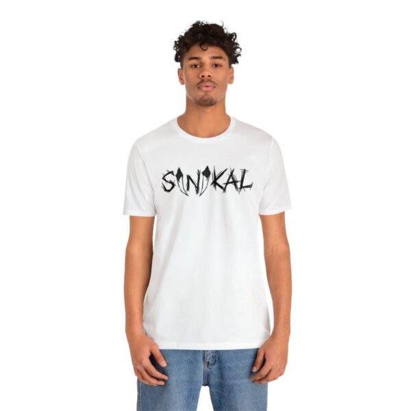 Sinikal Band Name Logo - Unisex Jersey Short Sleeve Tee - Image 16