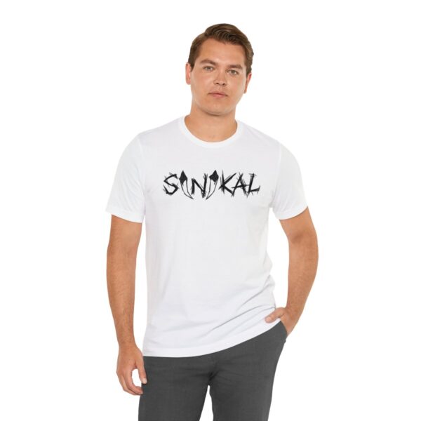 Sinikal Band Name Logo - Unisex Jersey Short Sleeve Tee - Image 18