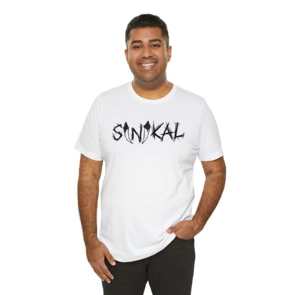 Sinikal Band Name Logo - Unisex Jersey Short Sleeve Tee - Image 20