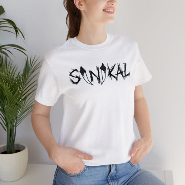 Sinikal Band Name Logo - Unisex Jersey Short Sleeve Tee - Image 21